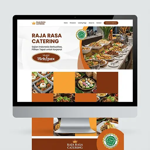 Preview Landing Page RasaNusantara Catering