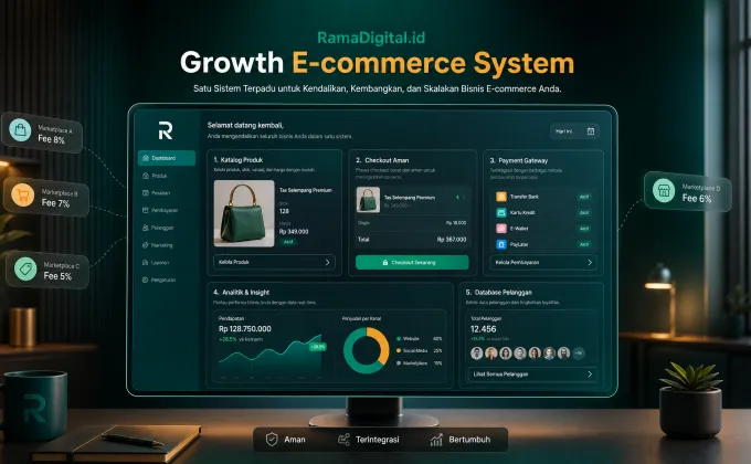 E-commerce growth system untuk brand D2C