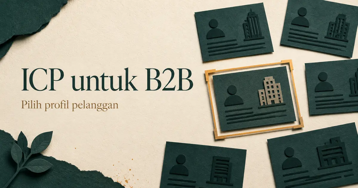 Ilustrasi profil pelanggan ideal untuk bisnis B2B