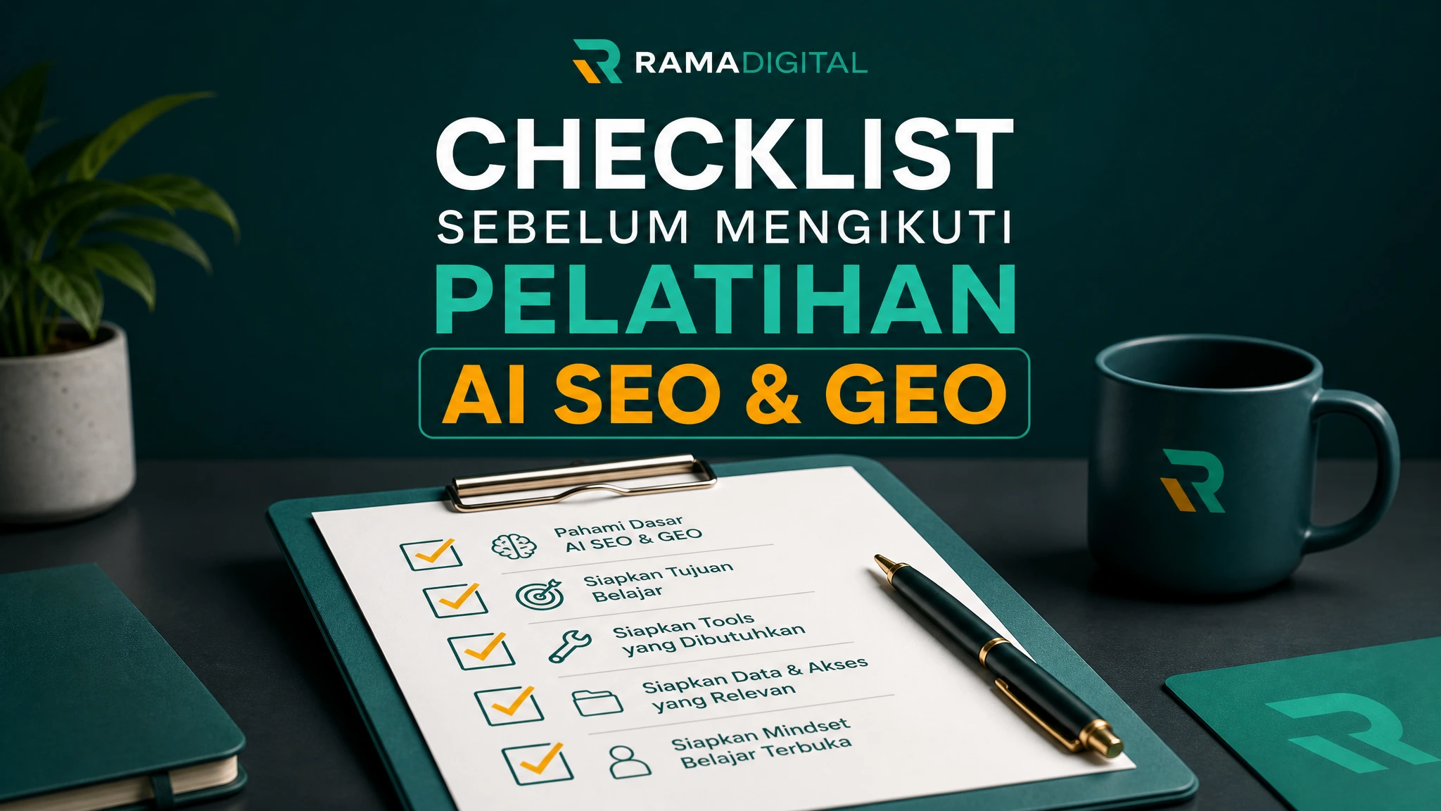 Checklist Sebelum Mengikuti Pelatihan AI SEO & GEO