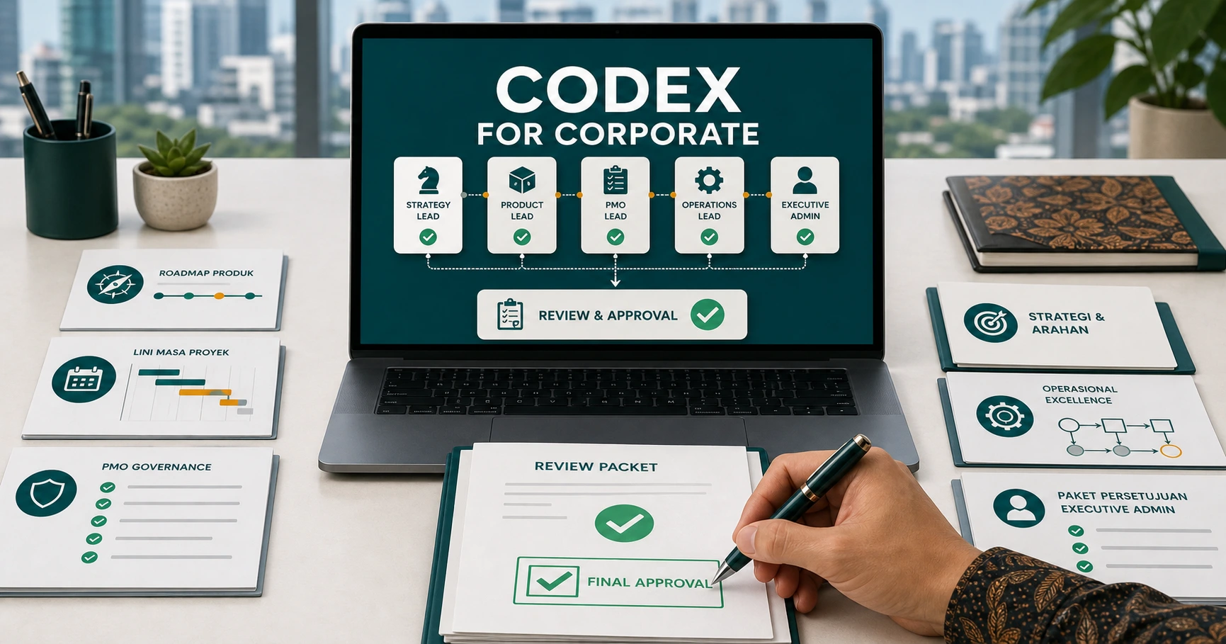 Codex untuk Product, Project, PMO, Strategy, Operations Excellence, dan Executive Admin