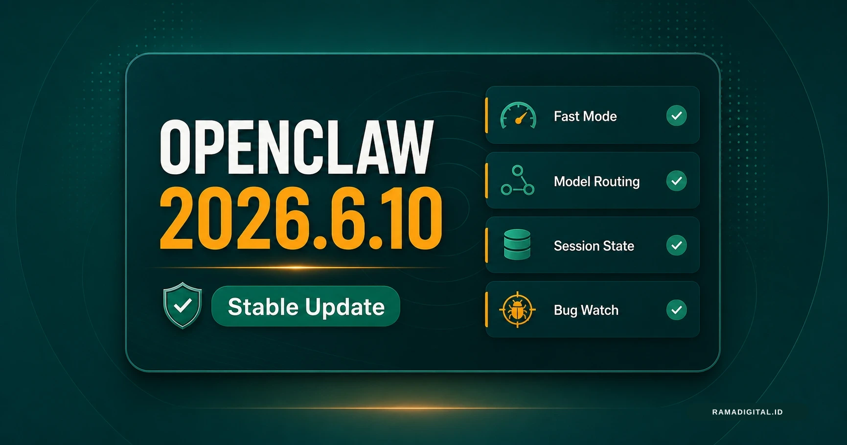 OpenClaw 2026.6.10: Fast Mode, Routing Model, dan Bug Watch Hari Ini