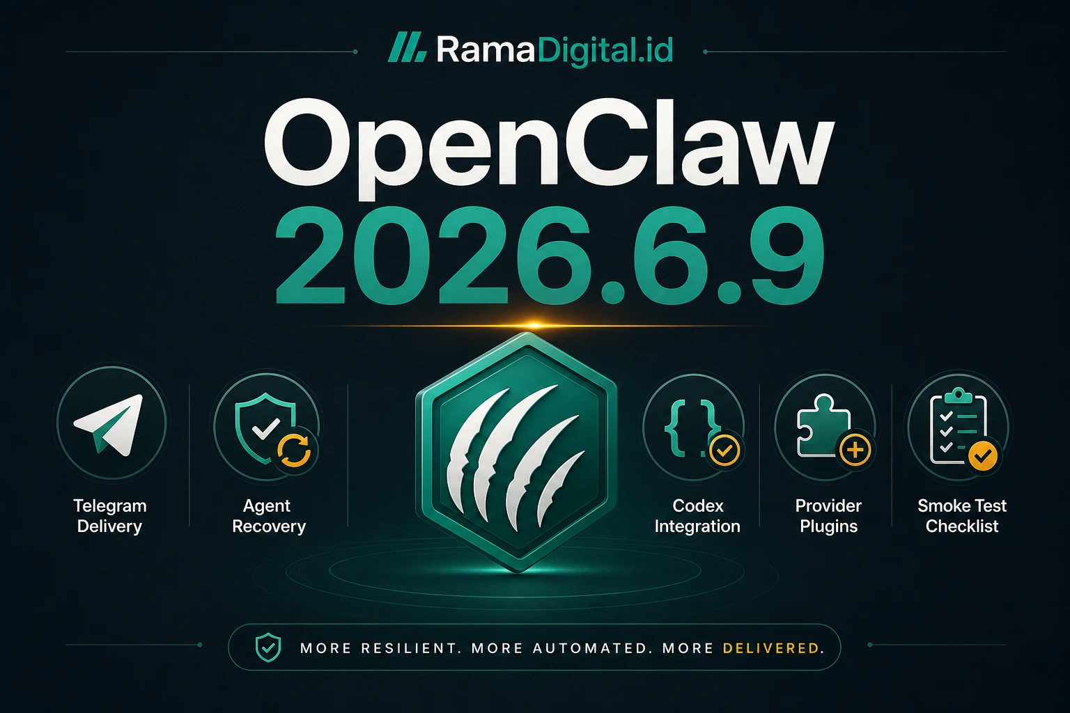 OpenClaw 2026.6.9: Patch Stable untuk Telegram, Recovery, Codex, dan Provider