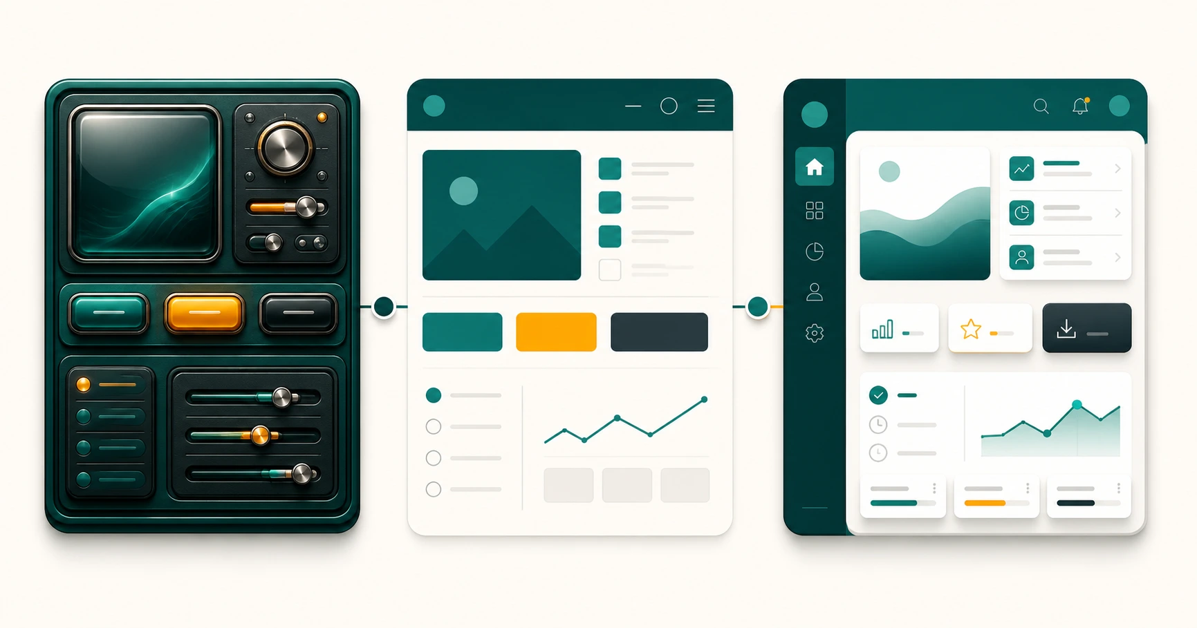 Evolusi skeuomorphism menuju hybrid interface modern