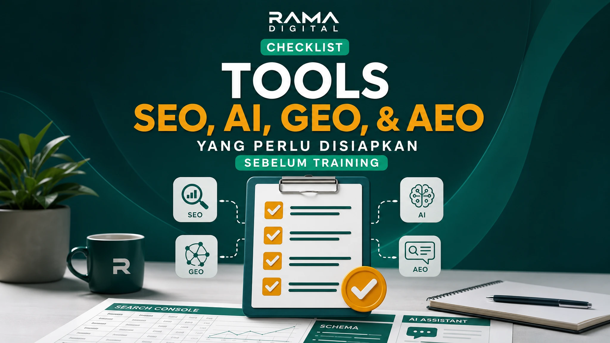 Tools SEO AI, GEO, dan AEO yang Perlu Disiapkan Sebelum Training