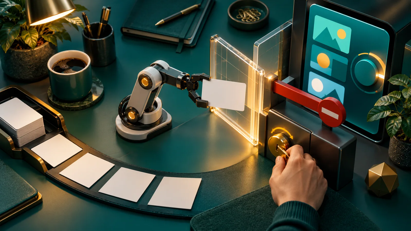 Pemilik usaha mengizinkan lengan robot melewati pengaman sebelum menjalankan iklan dan anggaran.