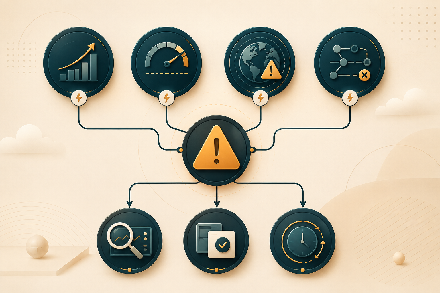 Diagram sebab dan tindakan untuk error kapasitas model di layanan AI