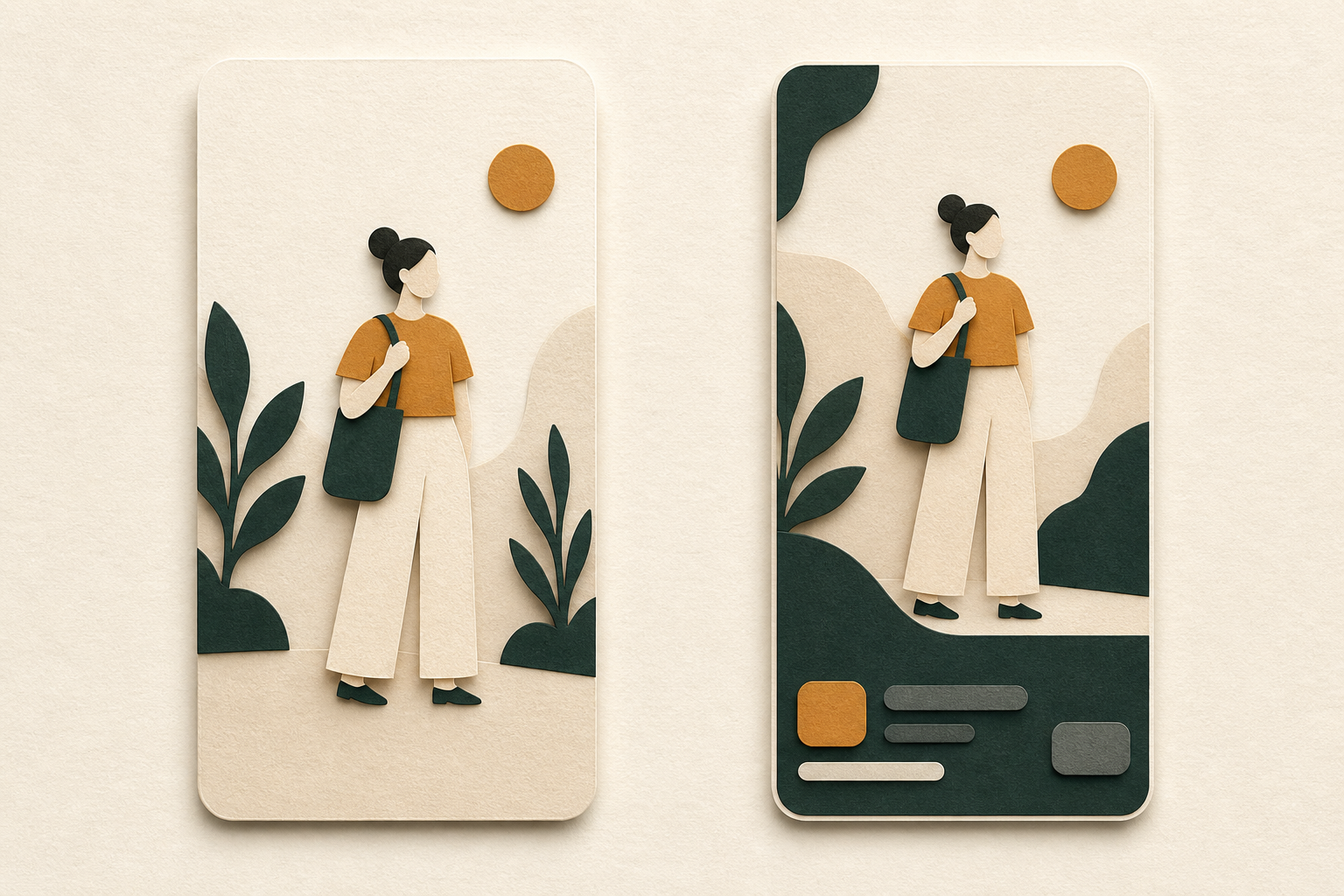 Perbandingan post organik TikTok dan iklan in-feed pada tata letak vertikal