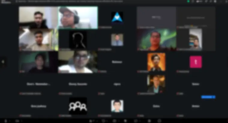 Layar kelas online OpenClaw Advance CRM Batch 6