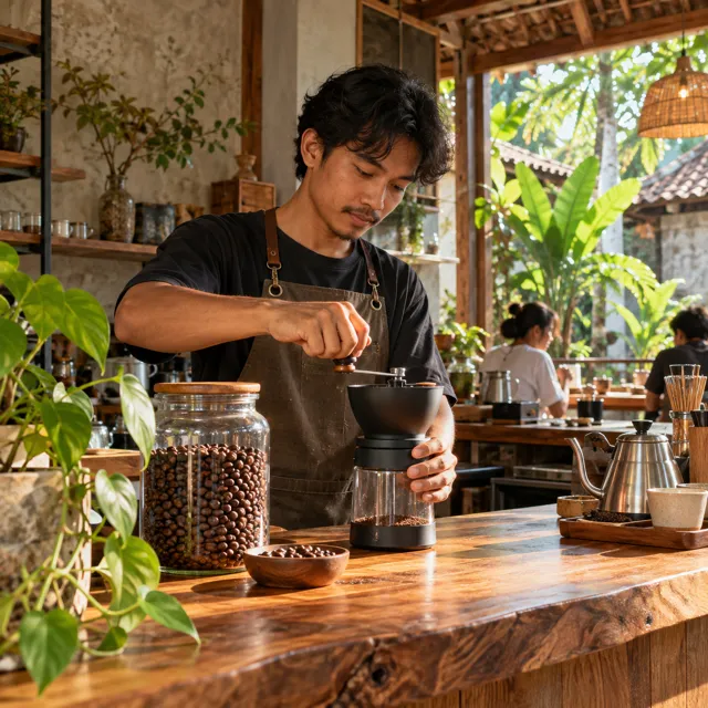 Contoh post: Di balik bar