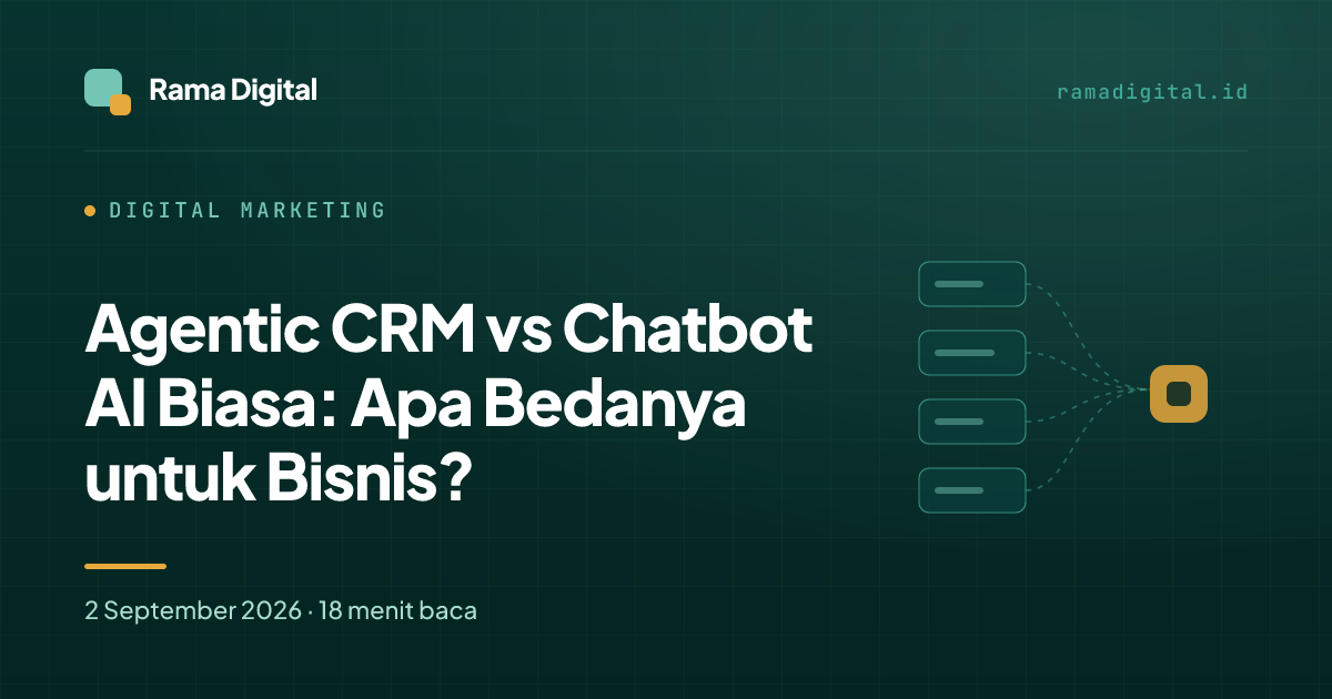 Agentic CRM vs Chatbot AI Biasa: Apa Bedanya untuk Bisnis?
