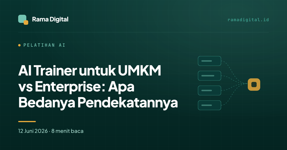 AI Trainer untuk UMKM vs Enterprise: Apa Bedanya Pendekatannya