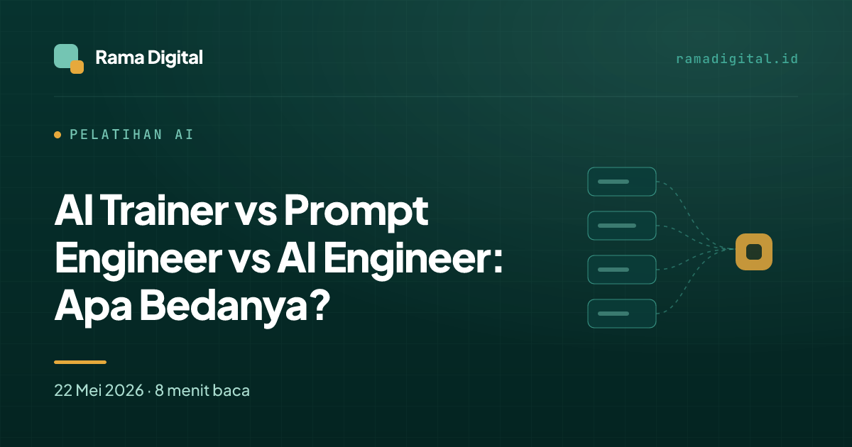 AI Trainer vs Prompt Engineer vs AI Engineer: Apa Bedanya?