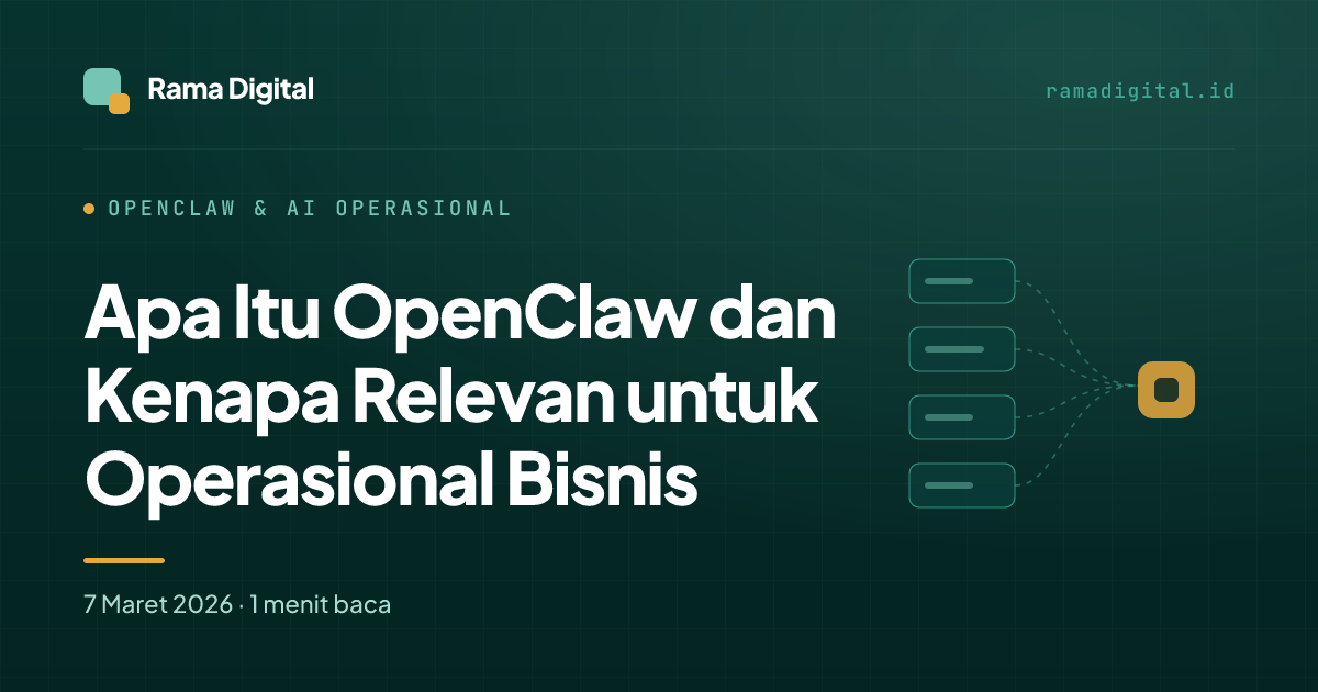 Apa Itu OpenClaw dan Kenapa Relevan untuk Operasional Bisnis
