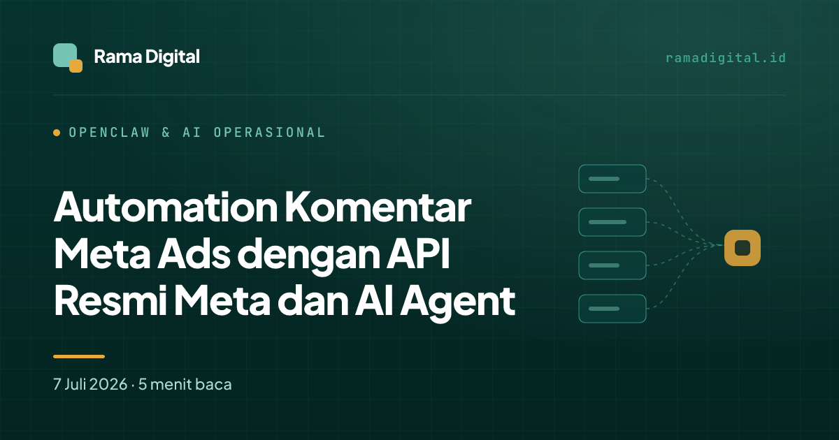 Automation Komentar Meta Ads dengan API Resmi Meta dan AI Agent