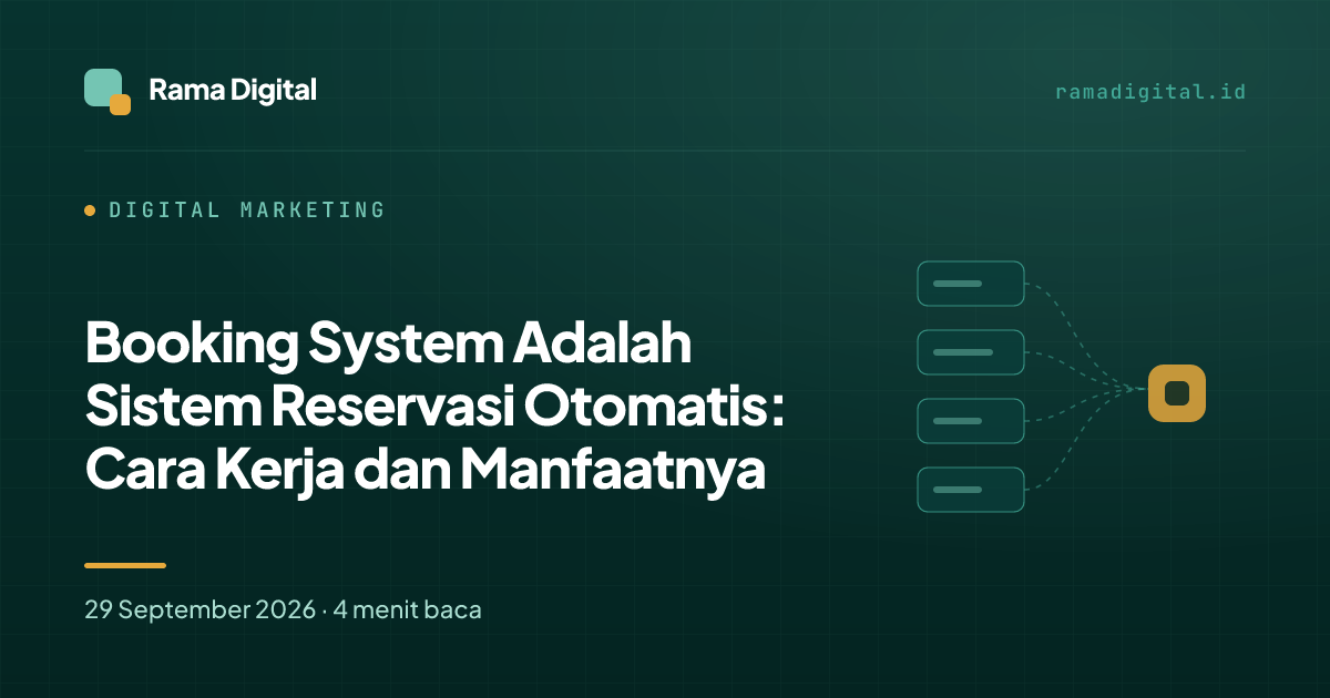 Booking System Adalah Sistem Reservasi Otomatis: Cara Kerja dan Manfaatnya