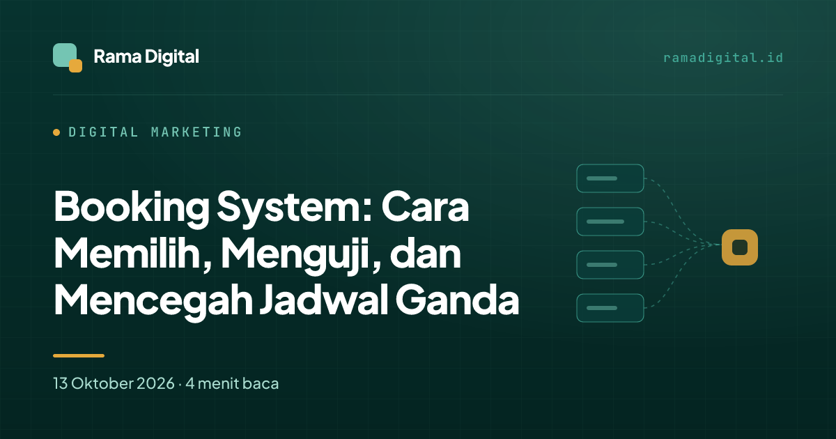 Booking System: Cara Memilih, Menguji, dan Mencegah Jadwal Ganda