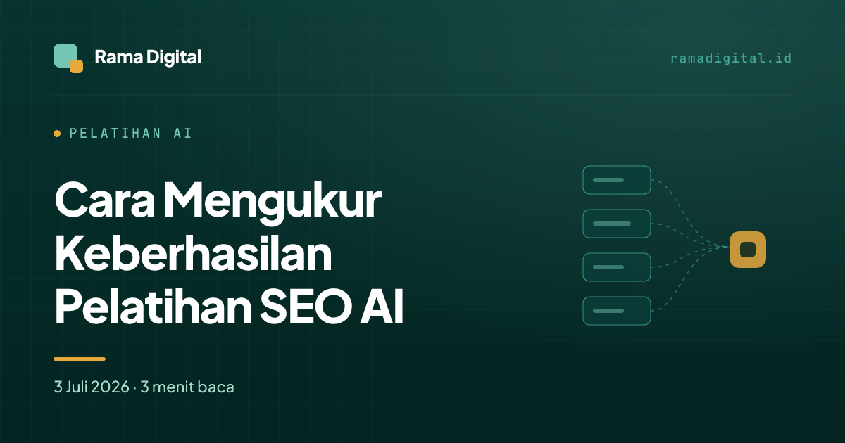 Cara Mengukur Keberhasilan Pelatihan SEO AI