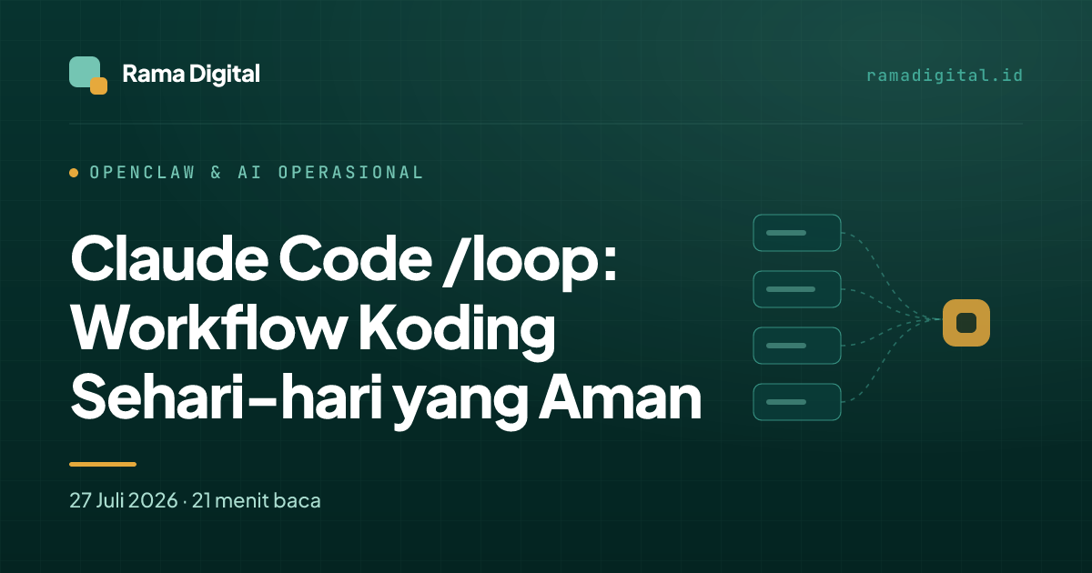 Claude Code /loop: Workflow Koding Sehari-hari yang Aman