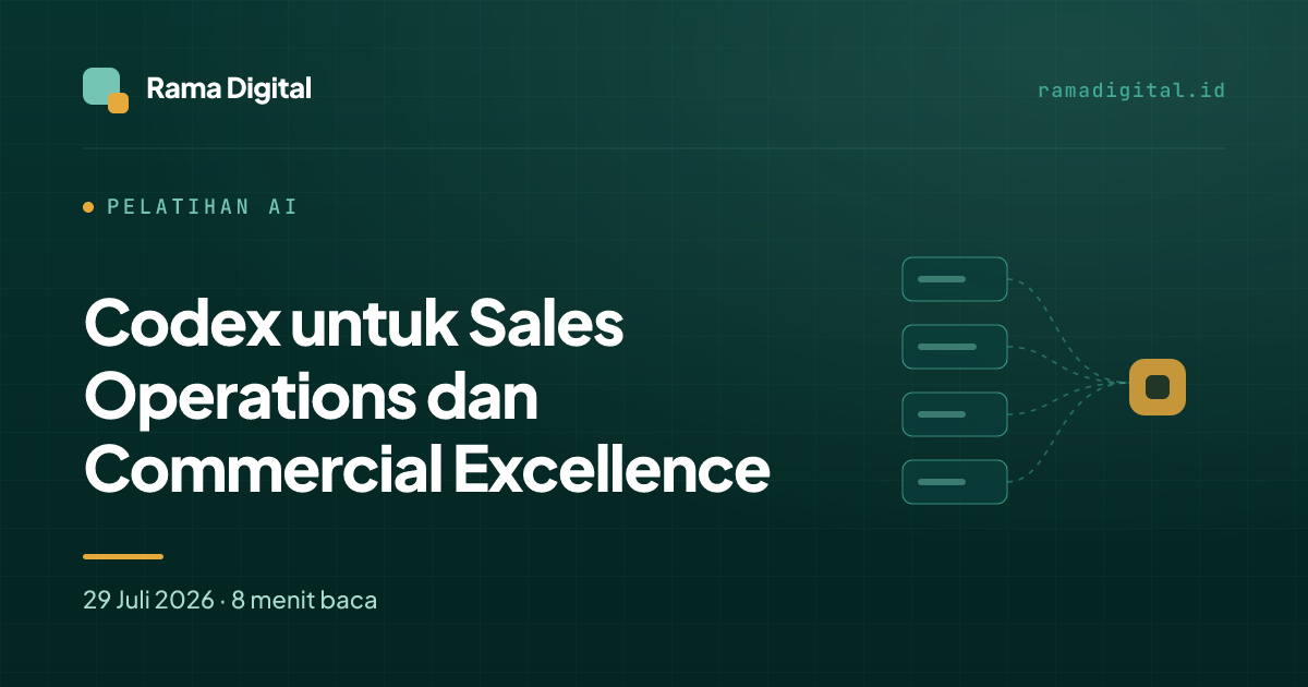 Codex untuk Sales Operations dan Commercial Excellence