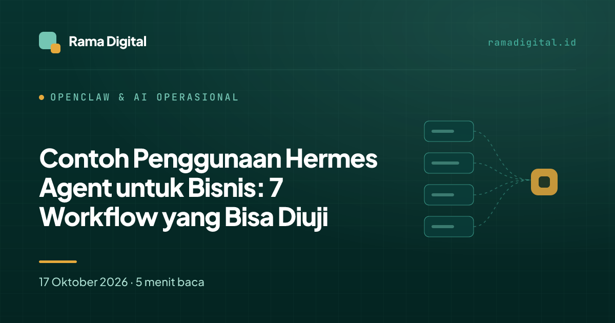 Contoh Penggunaan Hermes Agent untuk Bisnis: 7 Workflow yang Bisa Diuji