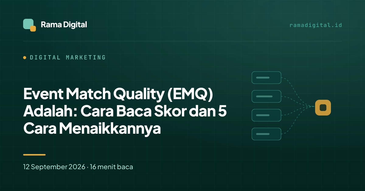 Event Match Quality (EMQ) Adalah: Cara Baca Skor dan 5 Cara Menaikkannya