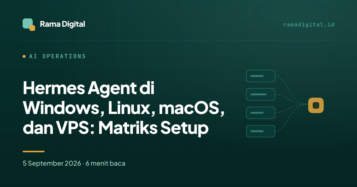 Hermes Agent di Windows, Linux, macOS, dan VPS: Matriks Setup