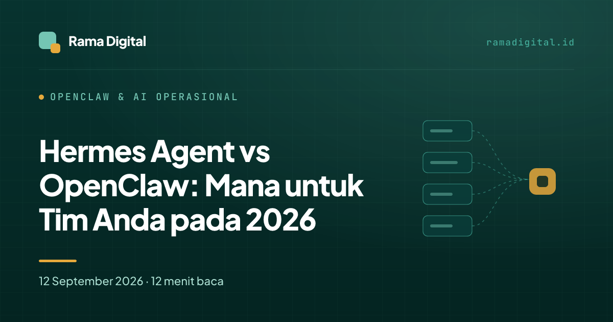 Hermes Agent vs OpenClaw: Mana untuk Tim Anda pada 2026