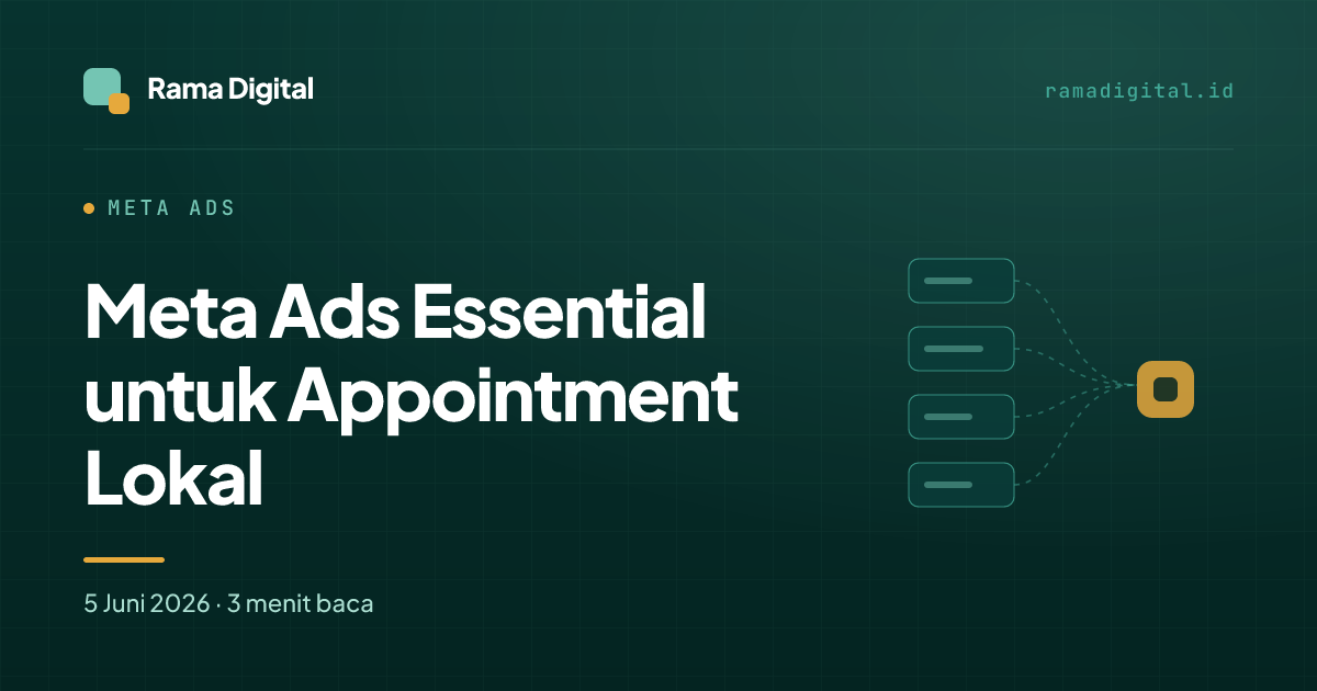Meta Ads Essential untuk Appointment Lokal