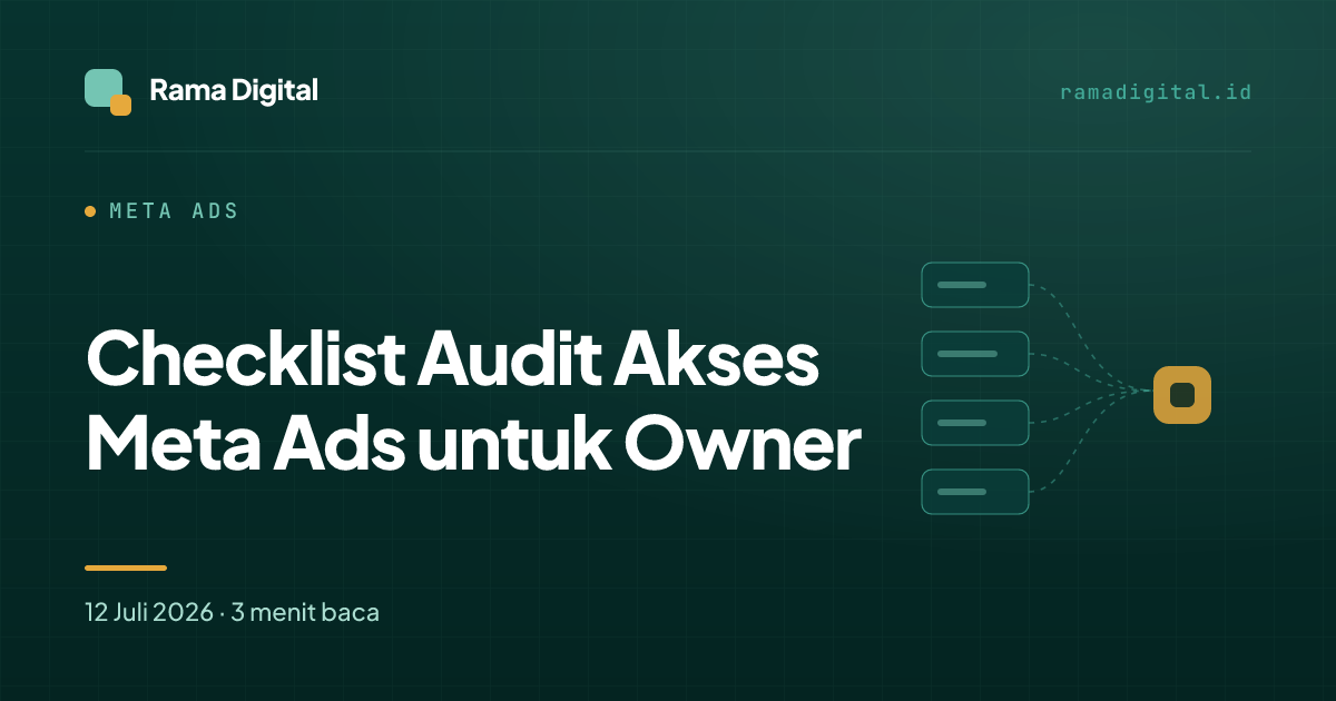 Checklist Audit Akses Meta Ads untuk Owner