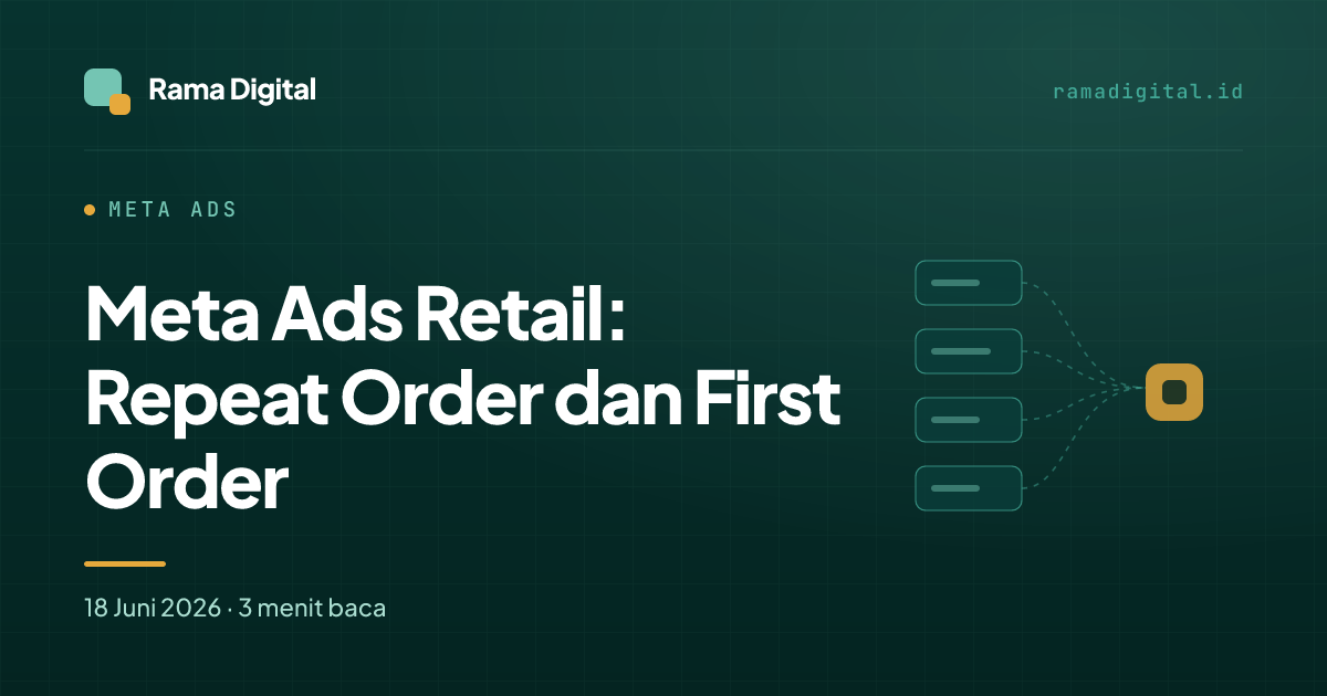 Meta Ads Retail: Repeat Order dan First Order
