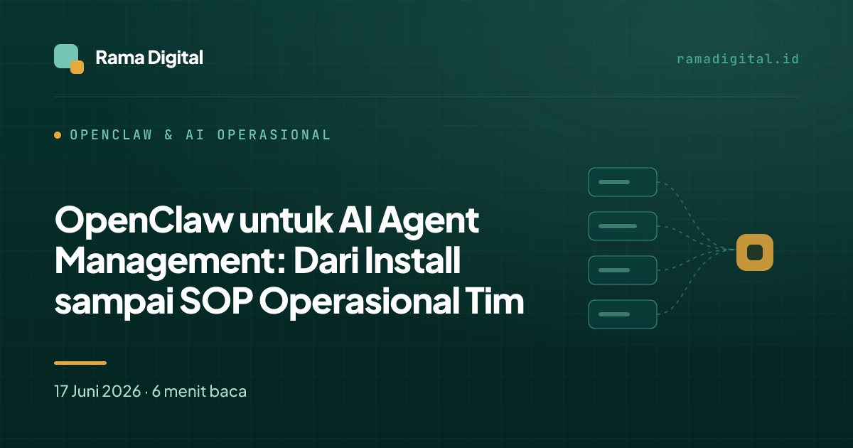 OpenClaw untuk AI Agent Management: Dari Install sampai SOP Operasional Tim