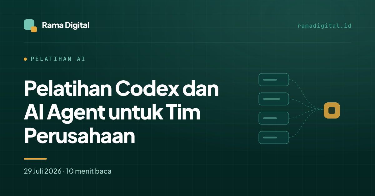 Pelatihan Codex dan AI Agent untuk Tim Perusahaan