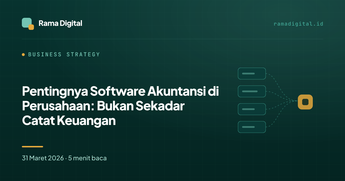 Pentingnya Software Akuntansi di Perusahaan: Bukan Sekadar Catat Keuangan