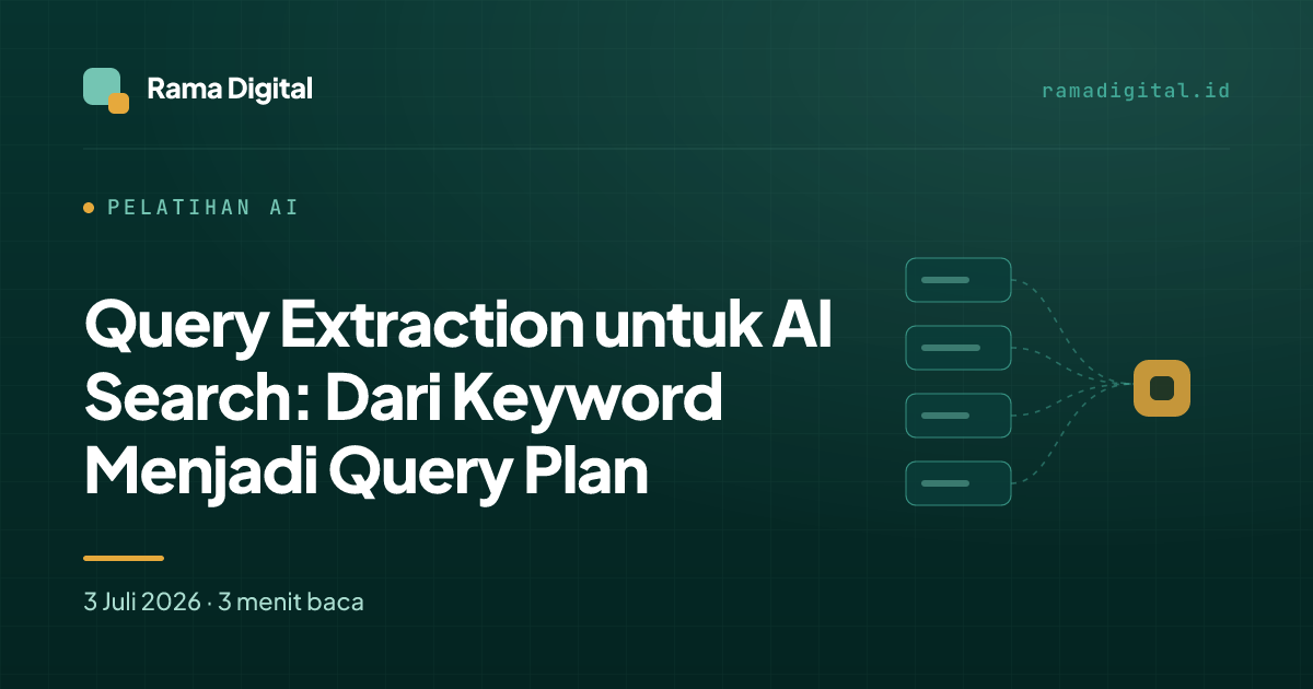Query Extraction untuk AI Search: Dari Keyword Menjadi Query Plan