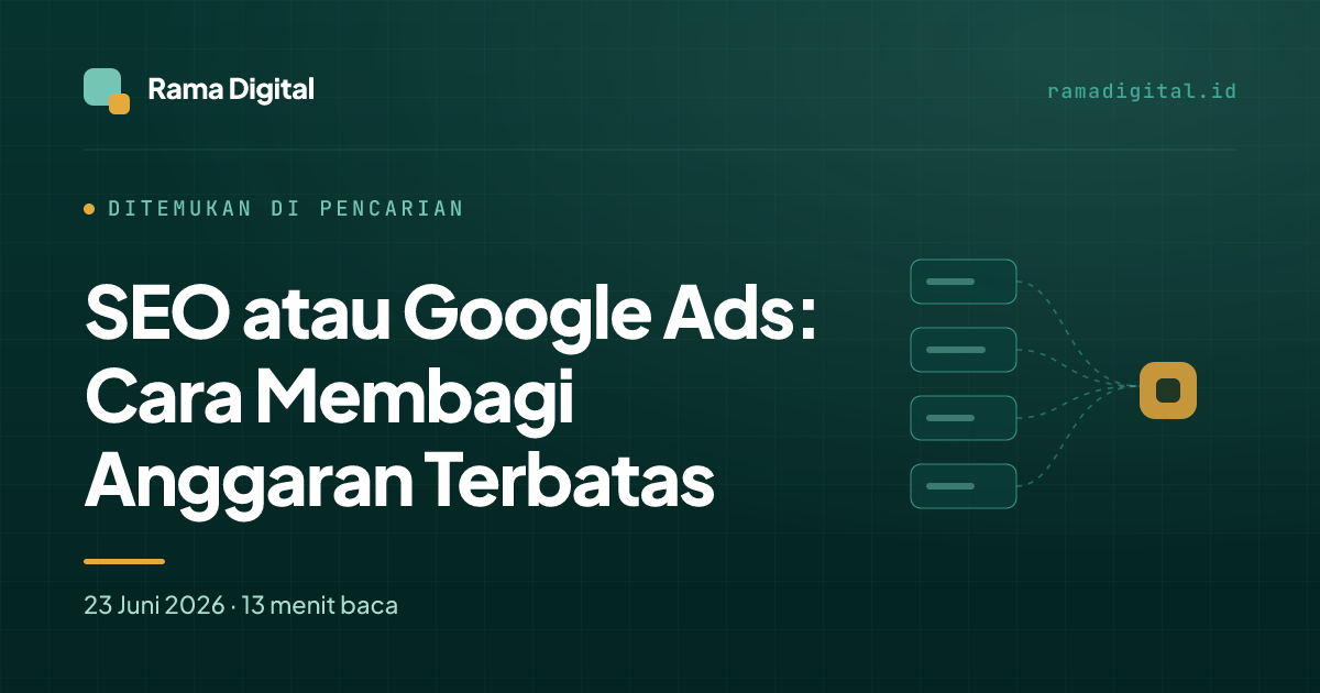 SEO atau Google Ads: Cara Membagi Anggaran Terbatas