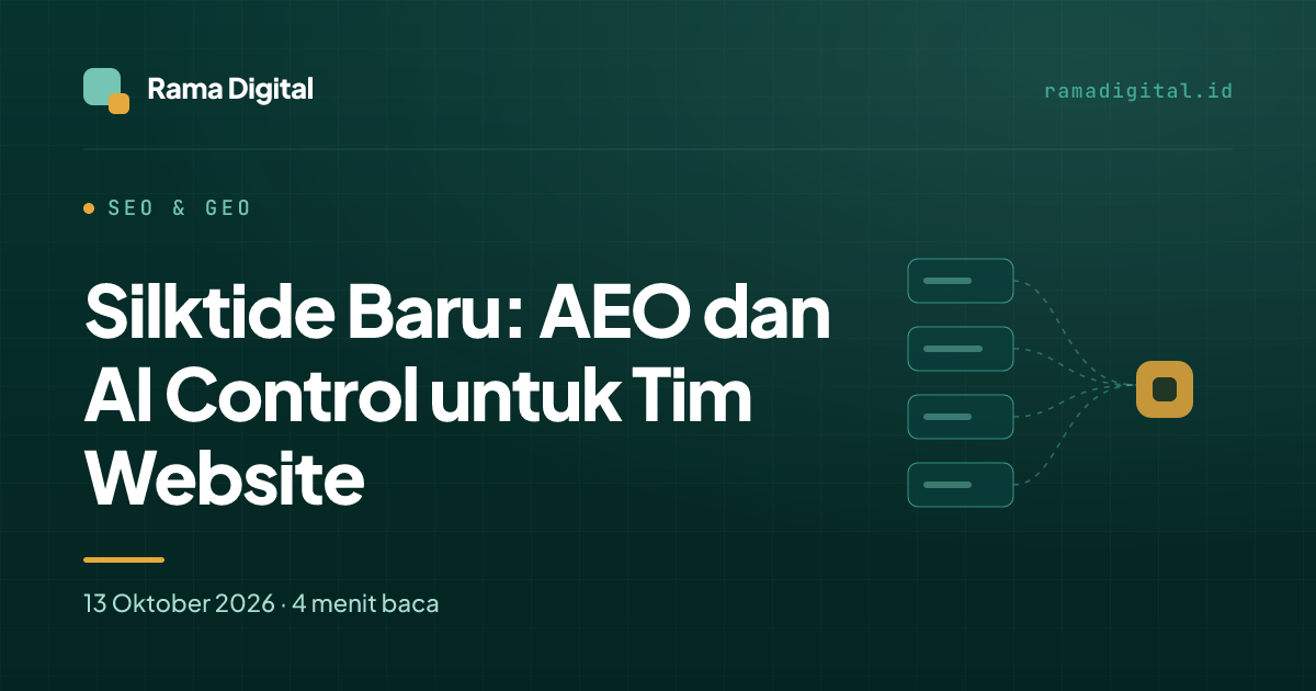 Silktide Baru: AEO dan AI Control untuk Tim Website