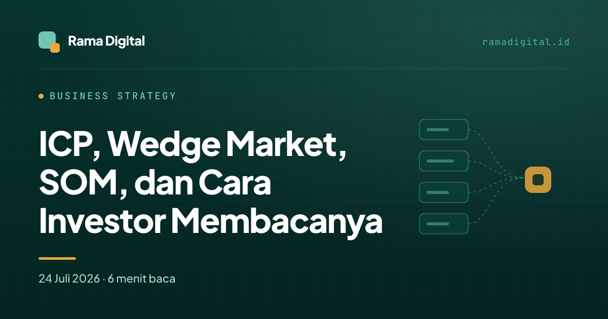 ICP, Wedge Market, SOM, dan Cara Investor Membacanya