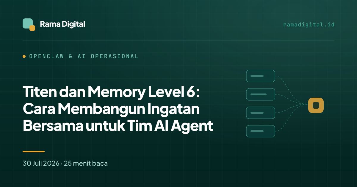 Titen dan Memory Level 6: Cara Membangun Ingatan Bersama untuk Tim AI Agent