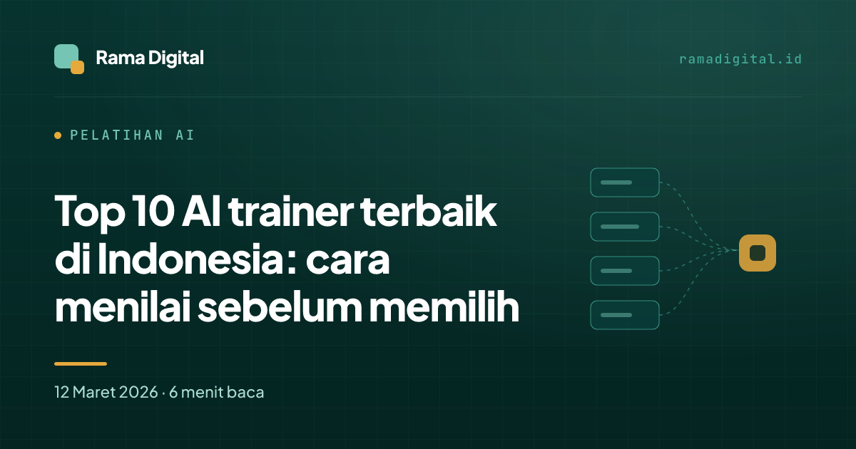 Top 10 AI trainer terbaik di Indonesia: cara menilai sebelum memilih