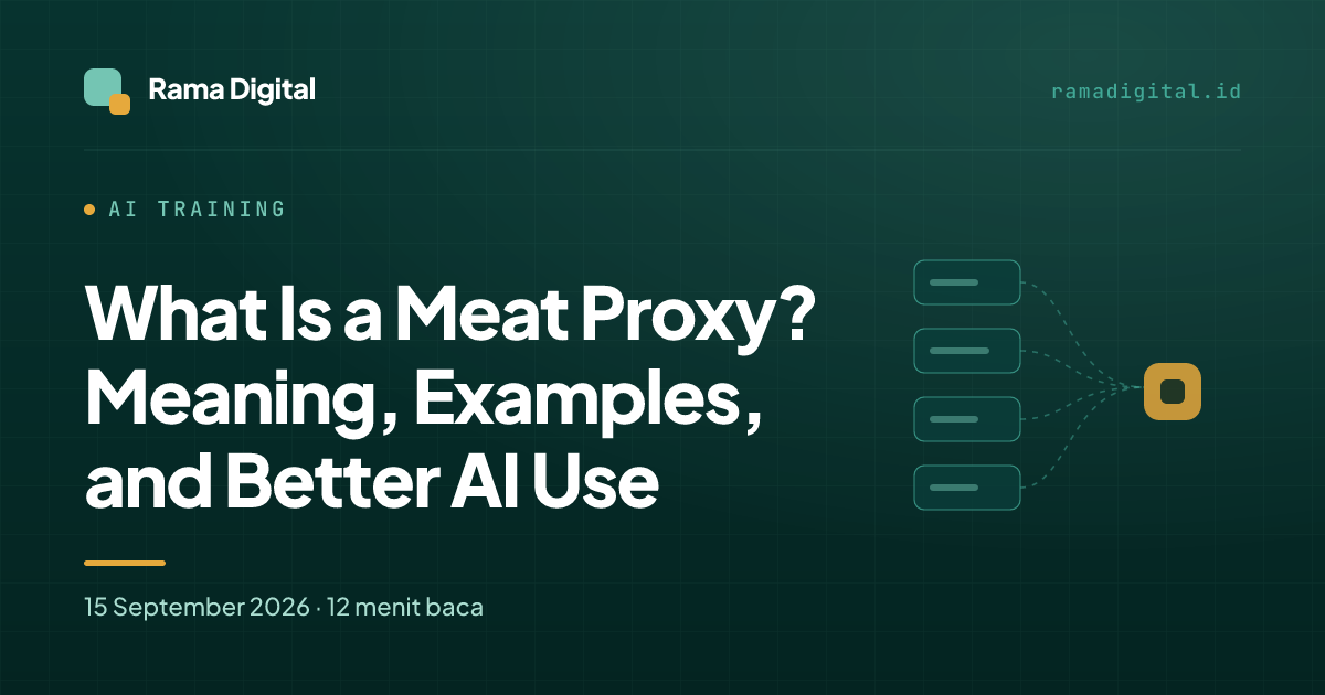 What Is a Meat Proxy? Meaning, Examples, and Better AI Use