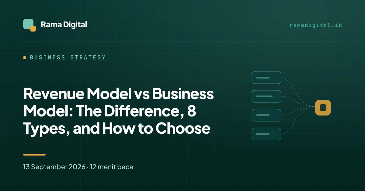 Revenue Model vs Business Model: The Difference, 8 Types, and How to Choose
