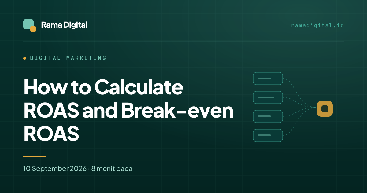 How to Calculate ROAS and Break-even ROAS