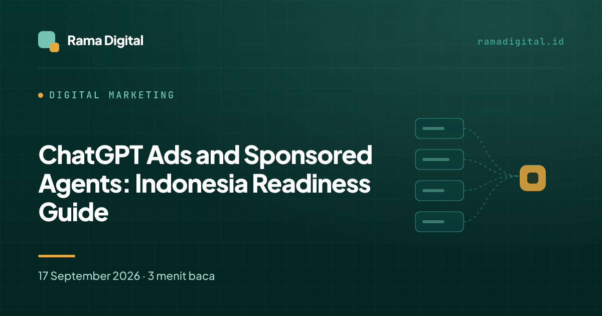 ChatGPT Ads and Sponsored Agents: Indonesia Readiness Guide