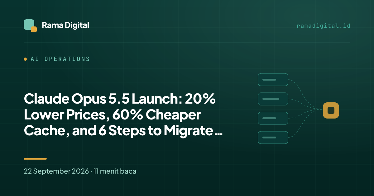 Claude Opus 5.5 Launch: 20% Lower Prices, 60% Cheaper Cache, and 6 Steps to Migrate from Opus 5