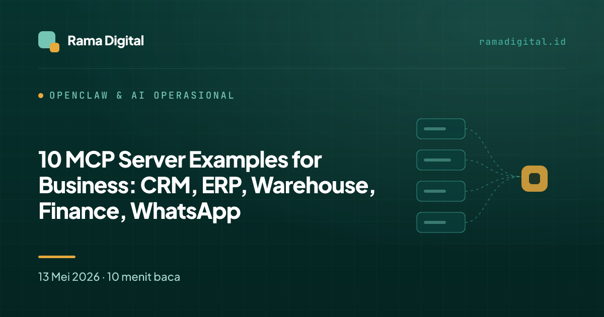 10 MCP Server Examples for Business: CRM, ERP, Warehouse, Finance, WhatsApp
