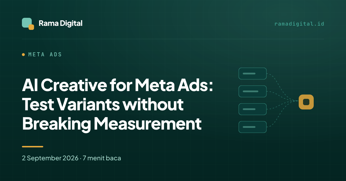 AI Creative for Meta Ads: Test Variants without Breaking Measurement