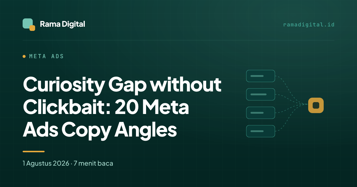 Curiosity Gap without Clickbait: 20 Meta Ads Copy Angles