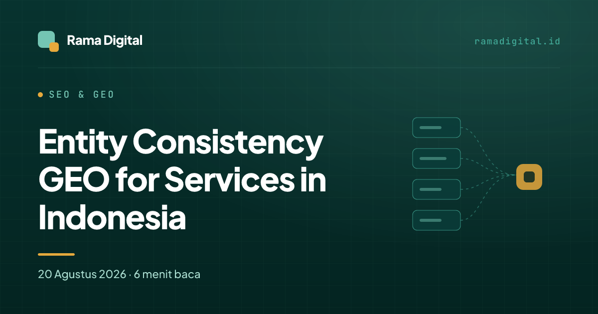 Entity Consistency GEO for Services in Indonesia