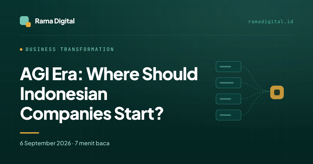 AGI Era: Where Should Indonesian Companies Start?